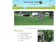 Tablet Screenshot of oakwoodstrails.com